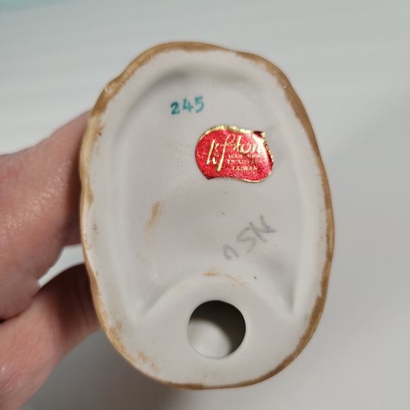 Lefton Nursery Rhymes Figurines 245 Jack Be Nimble and Little Polly Flinders HTF - Picture 9 of 14